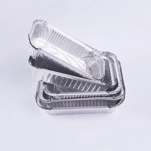 Boîte en aluminium jetable pour plats à emporter avec couvercle en plastique, qualité alimentaire, capacité 230 ml, logo personnalisé, prix direct usine - Product Image 5