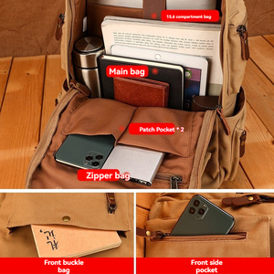 OEM biểu tượng tùy chỉnh ba lô cho học sinh trung học 2025 không thấm nước Oxford chất liệu với Nylon lót dây kéo đóng cửa - Product Image 3