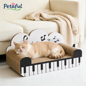 Toptan Büyük Lüks Modern Çok Fonksiyonlu Çevre Dostu Dayanıklı Kaymaz Karton Kedi Tırmalama Yatağı Kanepe Karton Ambalaj - Product Image 5