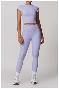 Conjunto Deportivo de 5 Piezas para Mujer, Ropa Deportiva para Gimnasio, Fitness, Talla Grande, Sujetador Deportivo, Pantalones Levanta Glúteos, Traje de Yoga Activo - Product Image 2