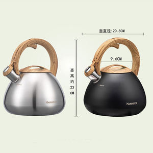 Bouilloire à thé sifflante de luxe en acier inoxydable 2.5L <span class=keywords><strong>chauffe</strong></span>-<span class=keywords><strong>eau</strong></span> coloré à la mode pour l'<span class=keywords><strong>eau</strong></span> bouillante - Product Image 5