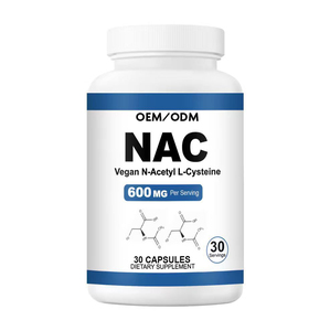 Factory ODM ODM <strong>N</strong>-<strong>Acetyl</strong>-L-Cysteine (NAC) 600mg <strong>Capsules</strong> Supports Liver Health, NAC 600 mg <strong>Capsules</strong> - Product Image 1