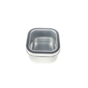 Boîte en fer blanc rectangulaire personnalisée avec couvercle hermétique, vente chaude d'usine, emballage pour bonbons et chocolats - Product Image 4