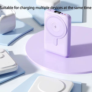 Batería Externa Magnética Ultrafina de Alta Capacidad de 10000 mAh, Carga Inalámbrica Rápida de 15 W PD22.5 W 4 en 1 para Viajes, Soporte - Product Image 5