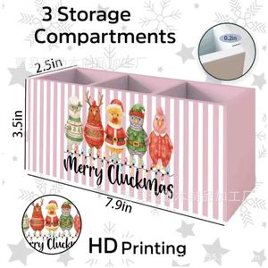 Wooden Christmas Storage Rack, Modern Minimalist Style, Home Kitchen Knife, Fork, Spoon Rack, <b>Makeup</b> Brush Storage <b>Box</b> - Product Image 4