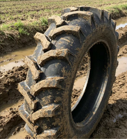 Pneu de tracteur agricole solide 13.6-28 23.1x26 pour usage industriel, marque OEM, garantie 1 an, prix abordable