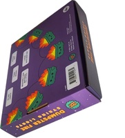 Boîte en carton ondulé biodégradable et recyclable, personnalisable, prix négociable, avec impression dorée pour l'emballage de bijoux et de vêtements