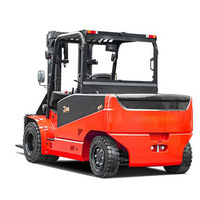 Chariot élévateur électrique contrepoids de 10 tonnes alimenté par batterie au lithium CPD100-XC5-I pour la manutention logistique en entrepôt