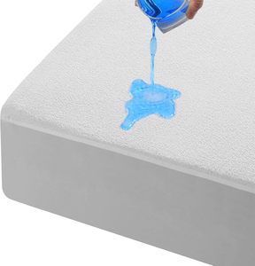 Vente en gros de couvre-lit ajusté en éponge 100% coton Protège-matelas en éponge imperméable - Product Image 2