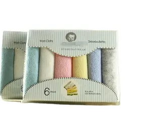 Комплект дышащих полотенец для лица для малышей, 6 шт./упаковка