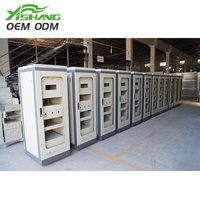 Cadre de rack sur mesure découpé au laser, plié et soudé par CNC, structure en acier robuste de 19 pouces, charge statique de 2000 kg pour armoire réseau