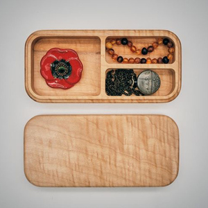 Cao cấp gỗ rắn hộp lưu trữ với nắp & ngăn-Thủ công đồ trang sức tổ chức hiển thị trường hợp, tùy chỉnh cho nhà bán lẻ sử dụng - Product Image 4