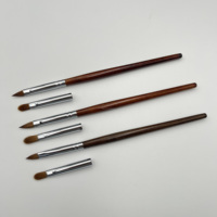 Pinceau à ongles en acrylique pour la sculpture de fleurs et de feuilles en 3D, design pointu, fabrication sur mesure en gros