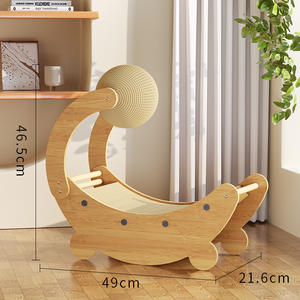 Griffoir pour chat de haute qualité, personnalisé, écologique, en panneau de particules, style moderne classique pour chats - Product Image 5