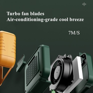 Ventilateur portable sans pales 4000 mAh, 3 vitesses, rechargeable, pour usage extérieur et domestique, léger, silencieux, avec clip ceinture - Product Image 3