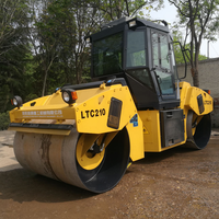 Новый дорожный каток Lutong 10 тонн LTC210, двухвальцовый вибрационный каток, двухвальцовый компактор, запчасти для дорожных катков