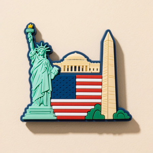 Tùy Chỉnh Cá Nhân Logo 3D PVC Thân Thiện Với Môi Mạnh Mẽ Từ Thiết Kế Hiện đại Tủ Lạnh Nam Châm Dán Cho Trang Trí Nội Thất - Product Image 4