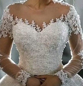 S2736F 2025 <b>Drop</b> Shipping New High Quality Customizable Elegant Bridal Luxury Wedding Dress Bridal Gown - Product Image 1