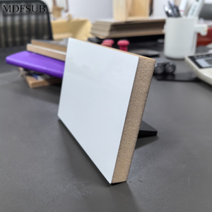 MDFSUB Panneaux <span class=keywords><strong>photo</strong></span> à sublimation avec impression <span class=keywords><strong>personnalisée</strong></span> Bloc <span class=keywords><strong>photo</strong></span> en MDF à sublimation blanc 15mm Plaques en MDF vierges à sublimation 4x6'' - Product Image 6