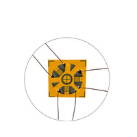 Sensor de Presión Tipo Roseta de 120 Ohmios para Medición de Estrés Residual 120-1.5CA-K