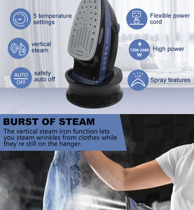Nouveau Fer à Repasser Vapeur Électrique Sans Fil Continu, Vente en Gros, Offre Spéciale, Export Direct Usine, Véritable Liberté de Repassage - Product Image 4