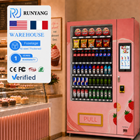 Distributeur automatique de collations intelligent RUNYANG personnalisé avec lecteur de cartes pour aliments et boissons
