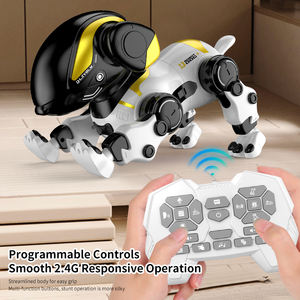 Jouet pour chien interactif intelligent RC 2.4G avec té<span class=keywords><strong>l</strong></span>écommande, lumière, <span class=keywords><strong>musique</strong></span>, commande vocale, jouet animal à multiples actions pour enfants - Product Image 5