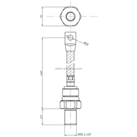 Diode redresseuse standard à borne 250A D61-250-18-R0 D61-250-18-N0 Diode haute puissance