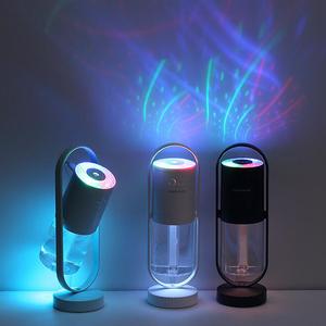 ماجيك الظل المرطب 360 درجة رذاذ العارض مصباح بالموجات فوق الصوتية بارد ميست صانع ناشر رائحة 200 مللي USB Humidificador - Product Image 2