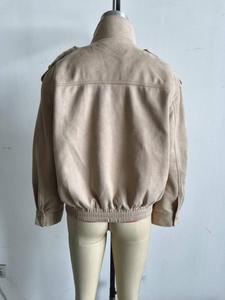 Manteau en daim pour <span class=keywords><strong>femme</strong></span>, automne-hiver - Product Image 6