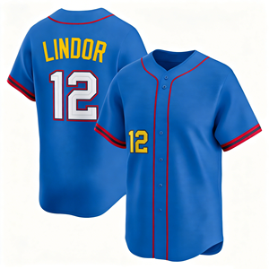 Jersey Bordir Baseball All Star Liga Nasional Amerika 2025  Nama dan Nomor Dapat Disesuaikan  Ukuran Amerika Jersey Pemain - Product Image 3
