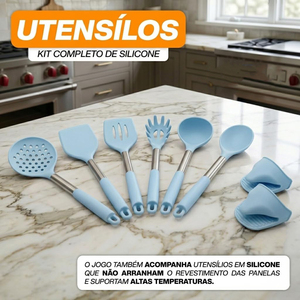 Juego de Ollas de Aluminio Fundido de 14 Piezas de Alta Calidad con Revestimiento Cerámico Moderno, Tapas de Vidrio, Asas Suaves al Tacto y Antiadherentes - Product Image 6