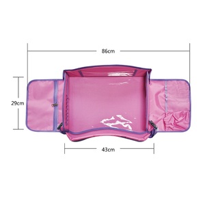 Vassoio da viaggio per seggiolino auto per bambini (rosa) supporto Bonus per poggiatesta e supporto per passeggino - Product Image 2