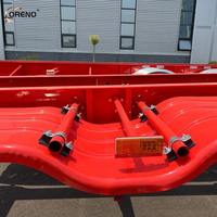 Semi-remorque squelette super robuste 2026 de 40 pieds, châssis porte-conteneurs squelette, 3 essieux, capacité de chargement 40 tonnes, modèle de remorque de camion