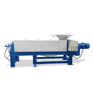 Deshidratador de residuos de setas, máquina de deshidratación de basura, prensa de tornillo