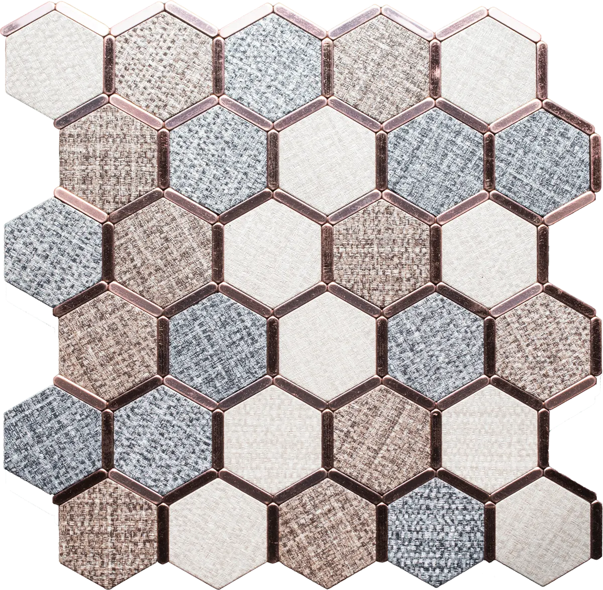 Luxury Peel Và Stick Tự Dính Hexagon Mosaic Tile Peel Và Stick