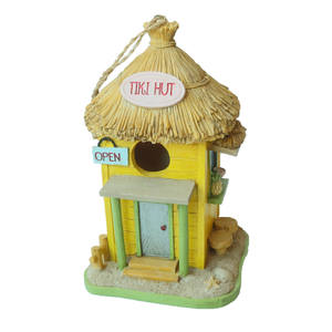 9 Inch Zomer Decoratie Teken Ijs Hars <span class=keywords><strong>Camper</strong></span> Birdhouse Strand Decor Polyresin Touw Look Opknoping Vogelhuisje Ornament - Product Image 6
