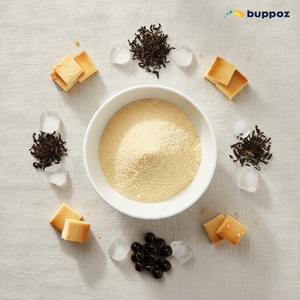 Poudre de thé au lait et de pudding aux œufs, sac de 1 kg, Halal, HACCP, pour les magasins de bubble tea et de thé au lait, OEM ODM - Product Image 5