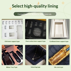 Boîte cadeau personnalisée à double porte en carton céramique pour thé, bijoux, cosmétiques et articles du Nouvel An - Marque Wenchuang - Product Image 3