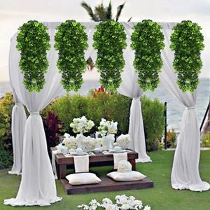 Plante artificielle suspendue en eucalyptus Jinteng, 31,5 pouces, en plastique, pour décoration intérieure et extérieure, mariage - Product Image 4