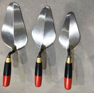 Công nghiệp lớp 6 \ "7 \" 8 \ "một mảnh giả mạo bricklaying dao màu đỏ đen xử lý thép không gỉ squared trowel cho trát vữa - Product Image 1