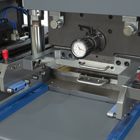 Machine de découpe et de pliage à plat à double station YS-350G, fixation magnétique des plaques, informatisée, haute productivité, alimentation par feuilles 380V