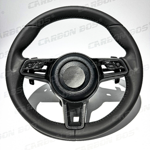 Volante in Fibra di Carbonio per Porsche Panamera Cayenne <span class=keywords><strong>Macan</strong></span> Cayman GT4 Boxster 718 981 911 GT - Vendita Diretta dalla Fabbrica - Product Image 3