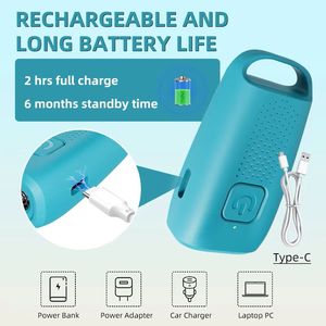 Répulsif Ultrasonique Portable pour Chiens, Mini Lampe Stroboscopique Anti-Aboiement, Arrête les Chiens Sauvages et les Aboiements Aléatoires, Rechargeable - Product Image 3