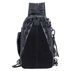 Sac de poitrine tactique, sac à bandoulière, sac de rangement pour matériel de pêche camouflage, sac à bandoulière d'extérieur - Product Image 2