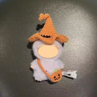 Pour LABUBU V4 Mini jouet fait à la main au crochet Halloween poupée vêtements taille personnalisable Design à la mode