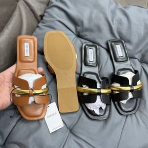 Sandalias Deslizantes para Mujer Súper Populares con Hebillas Metálicas de Cierre Rápido para Calzado Femenino - Product Image 5