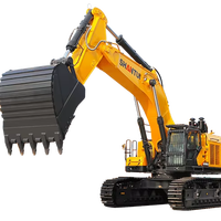 Excavatrice sur chenilles Shantui SE980LC de 98 tonnes avec moteur Weichai, boîte de vitesses PLC, force de creusement de 480 kN, 571 kW pour l'exploitation minière et les travaux de terrassement