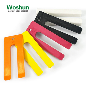 Woshun 75x 35mm马蹄形窗户安装垫片马蹄形门窗垫片塑料窗垫片窗门框塑料安装垫片 - Product Image 3