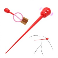 Vibrador en Forma de Rosa con Botón de Encendido, Juguete Íntimo Estimulante para Parejas, Modelo 100%